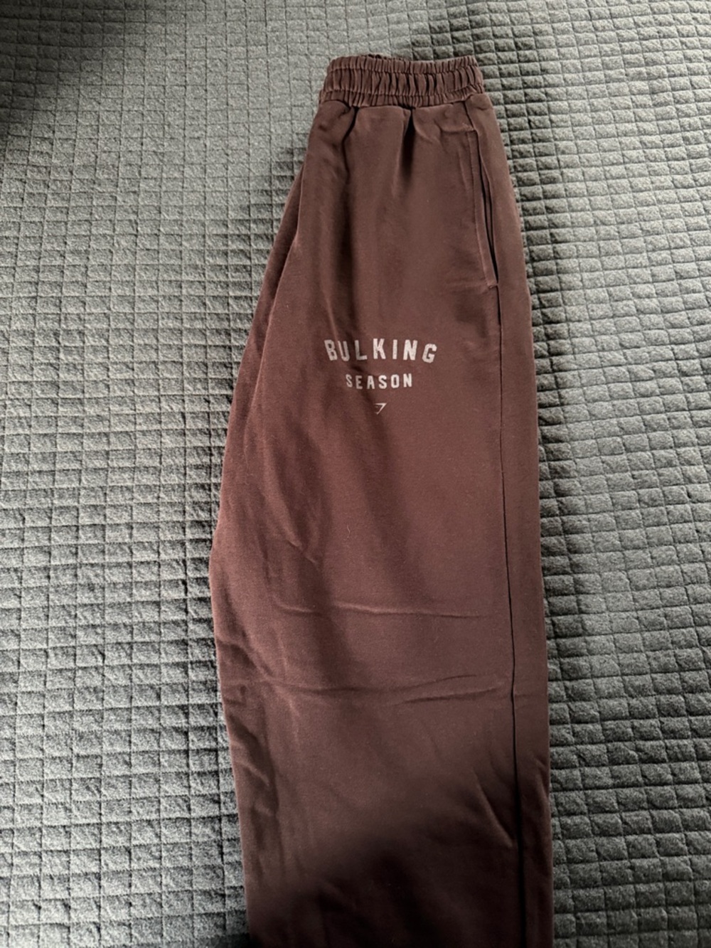 Gymshark Bulking Season Brown Sweatpants